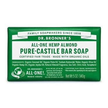 Dr Bronner's Pure-Castile Bar Soap Almond 140g